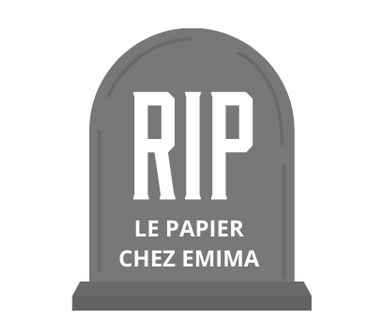 Pierre tombale initiave zéro papier