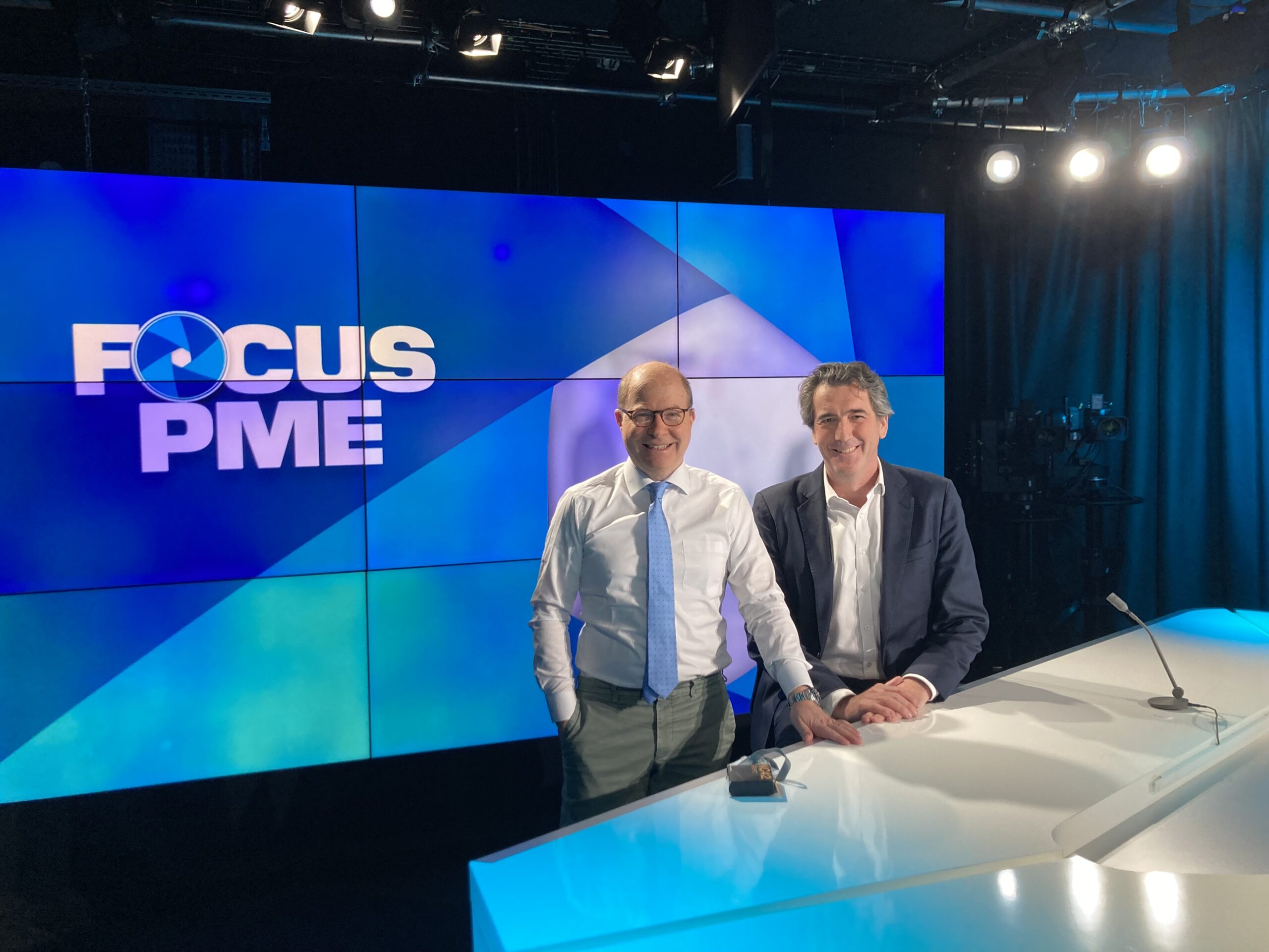 Picture of the interview of Cédric Collomb- Focus PME show on BFM Business